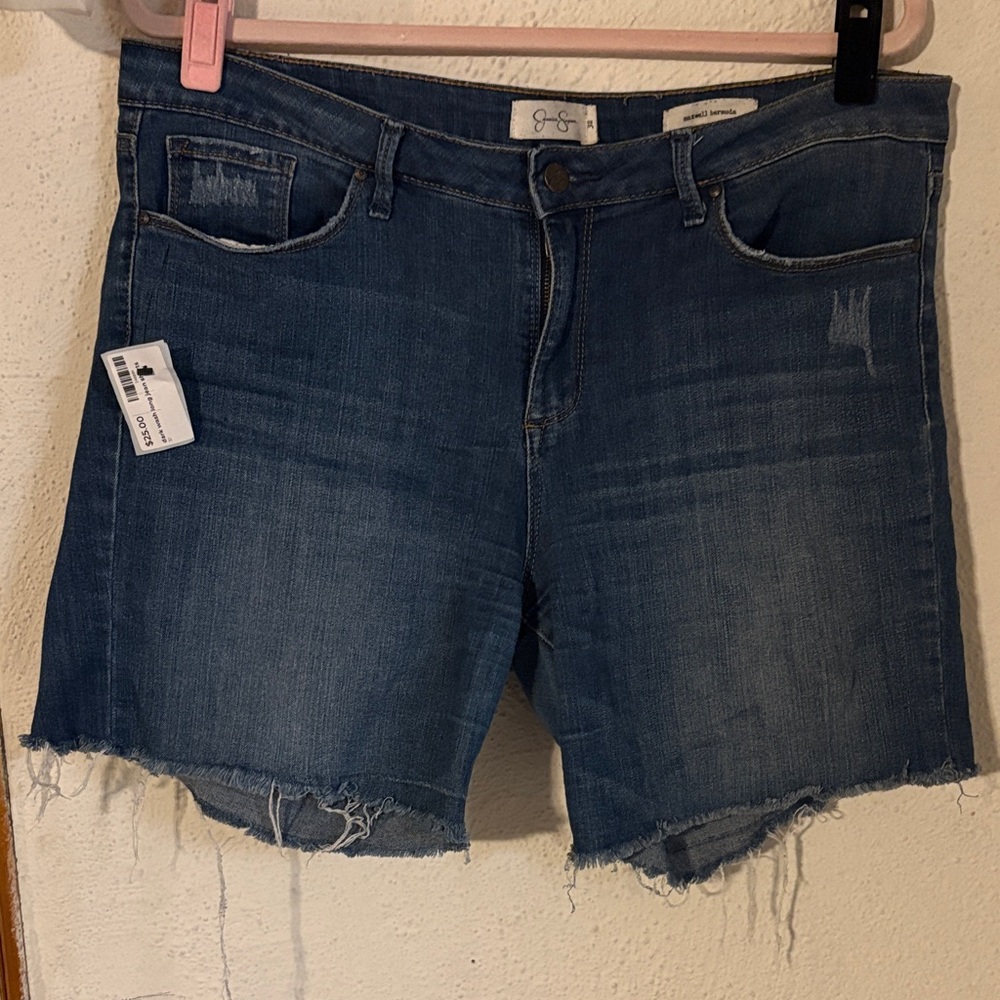 Jessica Simpson Dark Blue Jean Shorts
